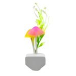 Avantra Creation Mashroom Light Flower Lamp 1 Pcs 3D LED Night Mushroom with Smart Sensor Auto On Off Color Changing Multicolor Decorative Plug in for Bedroom  Home Dcor Energy Saving Flower Shaped