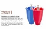 Anubhav Janni MeduVada Maker Plastic 1 Pcs Steel Momo Maker Medu Vada Bhajiya & Fritters Scoop 2 in 1 Puri Press Machine Kitchen Tool for Snacks Poori Momos Pakora Making - Image 3