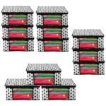 Anubhav Janni Storage Organizer For Saree Cover 3 Pcs Cotton Canvas Clothes Bags Saree Covers with Zip for Specially Design Woman Dresses Sarees Lehengas Wardrobe