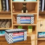 Anubhav Janni Storage Organizer For Saree Cover 3 Pcs Cotton Canvas Clothes Bags Saree Covers with Zip for Specially Design Woman Dresses Sarees Lehengas Wardrobe - Image 2