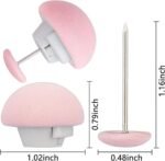 Anubhav Janni Bed Sheet Clips  Mushroom Duvet Cover Pins Holding Non Slip Fixator Comforter Quilt Anti Movement Clamps with One Key Unlock for Blanket (Pack Of 8 Pcs ) - Image 2