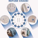 Anubhav Janni Bed Sheet Clips  Mushroom Duvet Cover Pins Holding Non Slip Fixator Comforter Quilt Anti Movement Clamps with One Key Unlock for Blanket (Pack Of 8 Pcs ) - Image 5