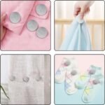 Anubhav Janni Bed Sheet Clips  Mushroom Duvet Cover Pins Holding Non Slip Fixator Comforter Quilt Anti Movement Clamps with One Key Unlock for Blanket (Pack Of 8 Pcs ) - Image 7