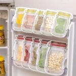 Anubhav Janni Jar Ziplock Bags Storage  3 Pcs Ziplock Bags for Fridge Storage Bottle Shape Storage Pouch Mason Jar Bottle Bags Plastic Storage Pouch - Image 7