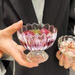 Anubhav Janni Ice Cream Bowl 170ml 6pcs Crystal Glass Bowls Serving Dessert Pudding Set Fruit Salad Cup Premium Clear Elegant Glassware for Home Parties Party Gifting (Pack Of 6 Pcs) - Image 5