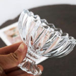 Anubhav Janni Ice Cream Bowl 170ml 6pcs Crystal Glass Bowls Serving Dessert Pudding Set Fruit Salad Cup Premium Clear Elegant Glassware for Home Parties Party Gifting (Pack Of 6 Pcs) - Image 6