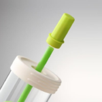 Anubhav Janni Glass Sipper And Straw 650ml Reusable Tumbler Water Coffee Can with Lime Graphic White Lid and Neon Green Drink a of Fresh Fruit Enjoy Life Immediately (Pack Of 1 Pcs) - Image 4