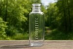 Anubhav Janni Borosilicate Water Bottle 350ml Glass Water Bottle with Time Marker Leakproof Reusable BPA Free Transparent Lids Drinking Fridge Bottles Water Milk Lassi Juices Beverages - Image 3
