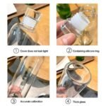 Anubhav Janni Borosilicate Water Bottle 350ml Glass Water Bottle with Time Marker Leakproof Reusable BPA Free Transparent Lids Drinking Fridge Bottles Water Milk Lassi Juices Beverages - Image 9
