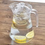 Anubhav Janni Duck Water Jug 1300ml Transparent White Glass Jar With Plastic Lid Milk Juice Beverage Proper Handle jug Pitcher with Drinking Pitchers and lid (Pack Of 1 Pcs) - Image 5