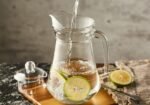 Anubhav Janni Duck Water Jug 1300ml Transparent White Glass Jar With Plastic Lid Milk Juice Beverage Proper Handle jug Pitcher with Drinking Pitchers and lid (Pack Of 1 Pcs) - Image 6