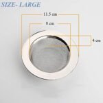 Anubhav Janni Sink Drain Filter Jali (11.5 Cm) 1 Pcs Hian Mesh Strainer for Kitchen Bathroom Stainless Steel Fine Anti Clog Filter Rust Resistant Easy to Clean - Image 2