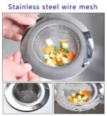 Anubhav Janni Sink Drain Filter Jali (11.5 Cm) 1 Pcs Hian Mesh Strainer for Kitchen Bathroom Stainless Steel Fine Anti Clog Filter Rust Resistant Easy to Clean - Image 4