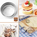 Anubhav Janni Cookie Cutter Shapes Set 12 Pcs Baking  Flower Round Heart Star Shape Biscuit Stainless Steel Metal Molds for Kitchen Halloween Christmas - Image 7
