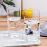 Anubhav Janni Juice Glass Long 300ml 6pcs Clear Elegant Drinking Cups Water Wine Beer Cocktail Mixed Drinks Square Bottom Home Crystal Cut Milk Glasses Transparent Dishwasher Safe - Image 7