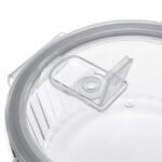 Anubhav Janni Lunch Box Round 370ml Pack 1 Pcs Glass Container with Sealing Cover Portable Microwave Heating kitchen Cooking Dessert Baking clear Bowl Bulk Sale Strip Design - Image 3