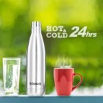 Anubhav Janni 500Ml Stainless Steel Bottle 1 Pcs  Leakproof Lightweight Single Wall for School Office Gym Travel Outdoor Use - Image 6