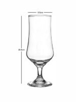 Anubhav Janni Frozen Dessert Wine Glass 6 pcs Beer Mug Elegant Stemmed for Smoothies Champagne Juice Cocktails Mocktails Mixed Drink Uses Home Office Bar Casino Party - Image 4