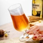 Anubhav Janni Frozen Dessert Wine Glass 6 pcs Beer Mug Elegant Stemmed for Smoothies Champagne Juice Cocktails Mocktails Mixed Drink Uses Home Office Bar Casino Party - Image 5