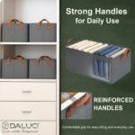Anubhav Janni 26L Foldable Clothes Organizer 1Pcs Wardrobe with Durable Handle Stuff Metal Frame Storage Box Closet Drawer Organizers for Clothes Toys Blanket etc - Image 4