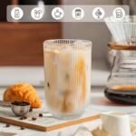 Anubhav Janni Whisky Glass Lining Round 250ml 6pcs Juice Glasses and Transparent Water Glass Medium Size Tumbler Glasses for Drinking Water and Cocktails Diamond Design Water Glass - Image 8