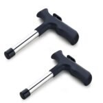 Anubhav Janni Coconut Opener (Pack Of 2 Pcs ) Stainless Steel Drill Cutter with Cleaner Stick Tool