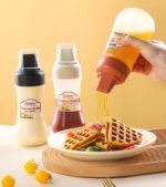 Anubhav Janni Squeeze Bottle Condiment Bottles (Pack Of 1 Pcs) Porous Hot Sauce Dispenser Refillable Five Hole Container with Lid Squirt Ketchup Bottle Multipurpose Kitchen Tools - Image 2
