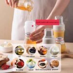 Anubhav Janni Squeeze Bottle Condiment Bottles (Pack Of 1 Pcs) Porous Hot Sauce Dispenser Refillable Five Hole Container with Lid Squirt Ketchup Bottle Multipurpose Kitchen Tools - Image 3
