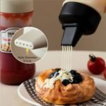 Anubhav Janni Squeeze Bottle Condiment Bottles (Pack Of 1 Pcs) Porous Hot Sauce Dispenser Refillable Five Hole Container with Lid Squirt Ketchup Bottle Multipurpose Kitchen Tools - Image 5