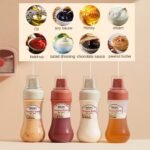Anubhav Janni Squeeze Bottle Condiment Bottles (Pack Of 1 Pcs) Porous Hot Sauce Dispenser Refillable Five Hole Container with Lid Squirt Ketchup Bottle Multipurpose Kitchen Tools - Image 6