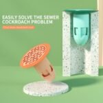 Anubhav Janni New 360° Deodorant Floor Drain Bathroom 1PCS Shower Backflow Preventer Sewer Core Anti Drain,Sewer Insect-Proof Silicone Anti-Odor Artifact for KitBathroom Pipes - Image 3