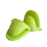 Anubhav Janni Silicone Oven Mitt Gloves 1 Pair Mittens Baking Finger Mitts Grips Silicon Holder for Kitchen Hot Pot Heat Resistant Holders