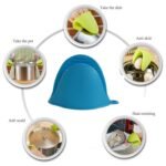 Anubhav Janni Silicone Oven Mitt Gloves 1 Pair Mittens Baking Finger Mitts Grips Silicon Holder for Kitchen Hot Pot Heat Resistant Holders - Image 2