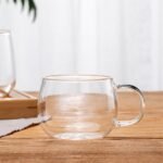 Anubhav Janni Green Tea Mug 410ml Clear Glass Tea Coffee Mug with Handle and Lid  Borosilicate Cups Microwave Dishwasher Safe Mugs for Hot Beverages Herbal Lead Free - Image 8