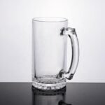 Anubhav Janni Beer Mug 440 ml 6pcs Set Premium Heavy Glass with Handle Crystal Clear Thick Bottom Bar Water Juice Mocktail Cocktail Classic Glasses Perfect for Cider Cocktails Mocktails Gift - Image 4