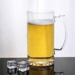 Anubhav Janni Beer Mug 440 ml 6pcs Set Premium Heavy Glass with Handle Crystal Clear Thick Bottom Bar Water Juice Mocktail Cocktail Classic Glasses Perfect for Cider Cocktails Mocktails Gift - Image 6