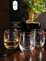 Anubhav Janni Whisky Tumbler 370ml 6 Pcs Whiskey Glasses Clear Glass Tumblers for Cocktail Mocktails Beer Heavy Base Drinking Home Bar Use Crystal Club Lead Free Cocktails Rum Vodka - Image 3