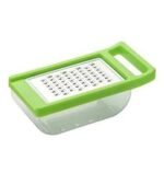 Anubhav Janni Vegetable Cheese Grater 1 Pcs Stainless Steel Kitchen with Container Box Storage for Vegetables Fruits Ginger - Image 2