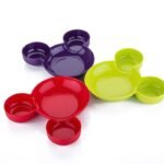 Anubhav Janni Plastic Unbreakable Micky Mouse Tray (1 Pcs ) Mickey with Fun and Durable Design Non Slip Serving for Kids Snacks Breakfast Drinks Perfect Parties Picnics Everyday Use