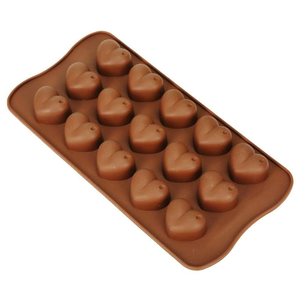 Anubhav Janni Heart Shape Design Chocolate Mold 1 Pcs Daimond Silicone Beautiful Designs of Hear Anubhav Janni Heart Shape Design Chocolate Mold 1 Pcs Daimond Silicone Beautiful Designs of Hear - Image 1