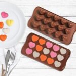 Anubhav Janni Heart Shape Design Chocolate Mold 1 Pcs Daimond Silicone Beautiful Designs of Hear - Image 2