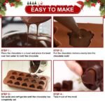 Anubhav Janni Heart Shape Design Chocolate Mold 1 Pcs Daimond Silicone Beautiful Designs of Hear - Image 6