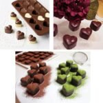 Anubhav Janni Heart Shape Design Chocolate Mold 1 Pcs Daimond Silicone Beautiful Designs of Hear - Image 7