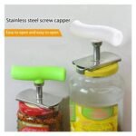 Anubhav Janni Multi Function Bottle Cap Opener (1 Pcs) Stainless Steel Adjustable Lids Off Jar Labor Saving Screw Can for Kitchen Gadget - Image 9