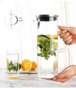 Anubhav Janni Steel Water Jug Round 1.5 Ltr Classic Heavy Duty Stainless Steel Water Juice Jug Premium Mirror Finish Pitcher with Lid for Home Kitchen Restaurants Parties - Image 2