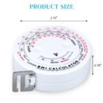 Anubhav Janni Measure Body Retractable Index Measuring Tape 1 Pcs Tape Sewing Design Mass Round Fat Measurement Fitness Scale - Image 6