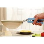 Anubhav Janni Pot Holder Carrier Clamp Clip Handle 1 PCs Hot Gripper Pan Dish Clipper Stainless Steel Retriever Tong Warm Plate Bowl Steam Crab Oven Chef Stove for - Image 2