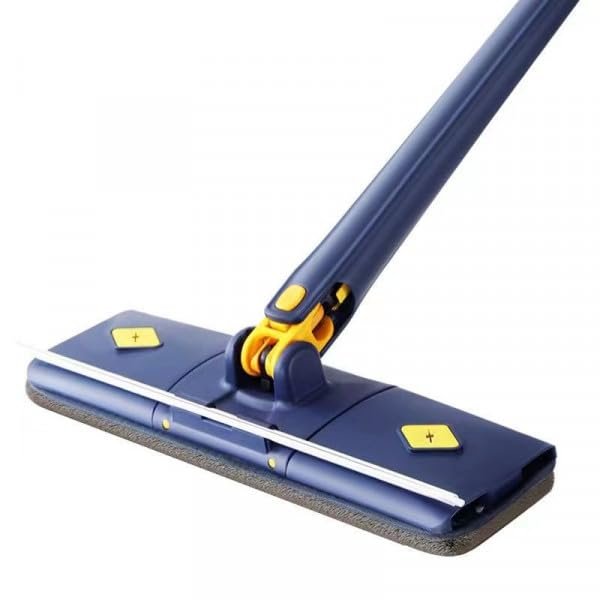 Anubhav Janni Microfiber Multifunctional Cleaning Mop 1 Pcs Rotatable Adjustable Cleaning Moop Triangle Mop with Stainless Steel Long Handle Push Pull Dry Wet Moop for Floor Anubhav Janni Microfiber Multifunctional Cleaning Mop 1 Pcs Rotatable Adjustable Cleaning Moop Triangle Mop with Stainless Steel Long Handle Push Pull Dry Wet Moop for Floor - Image 1