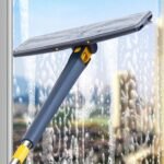 Anubhav Janni Microfiber Multifunctional Cleaning Mop 1 Pcs Rotatable Adjustable Cleaning Moop Triangle Mop with Stainless Steel Long Handle Push Pull Dry Wet Moop for Floor - Image 8