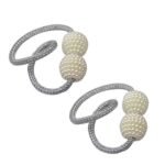 Anubhav Janni Magnetic Curtain Drape Tie Backs Rope (Pack Of 2 Pcs) Tiebacks Holder Adjustable Decorative Straps Clip for Bedroom